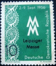 Selo postal da Alemanha de 1956 - DD 536 N
