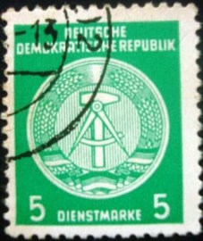 Selo postal da Alemanha de 1954 - 4 U