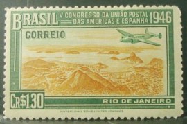 Selo postal Comemorativo do Brasil de 1946 - C 216 N