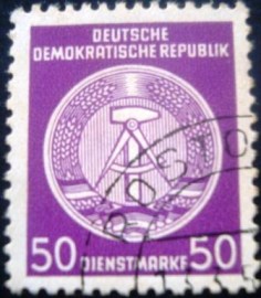 Selo postal da Alemanha de 1957 - DD 26 U