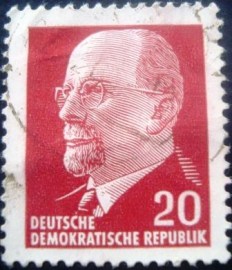Selo postal da Alemanha de 1957 - DD 848 U