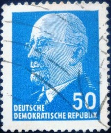 Selo postal da Alemanha de 1963 - DD 937 U