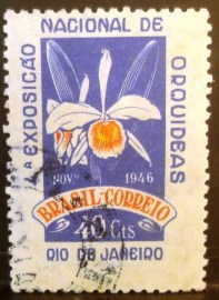 Selo postal Comemorativo do Brasil de 1946 - C 224 U