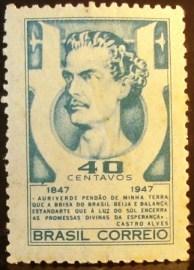 Selo postal Comemorativo do Brasil de 1947 - C 227 M