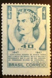 Selo postal Comemorativo do Brasil de 1947 - C 227 N
