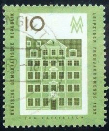 Selo postal da Alemanha Oriental de 1962 Zum Kaffeebaum