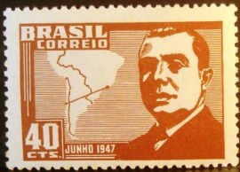 Selo postal comemorativo do Brasil de 1947 - C 228