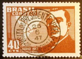Selo postal comemorativo do Brasil de 1947 - C 228 NCC
