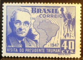 Selo postal comemorativo do Brasil de 1947 - C 230 M