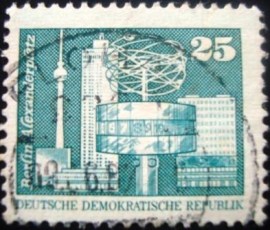 Selo postal da Alemanha de 1980 - DD 2521 U