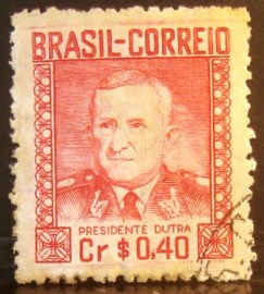 Selo postal comemorativo do Brasil de 1947 - C 232 U