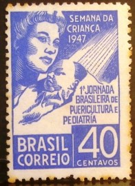Selo postal comemorativo do Brasil de 1947 - C 234 N
