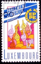 Selo postal de Luxemburgo de 1989 Elections European Parliament