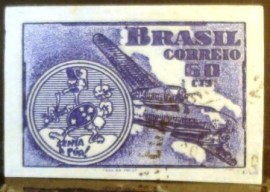 Selo postal comemorativo do Brasil de 1949 - C 246 U