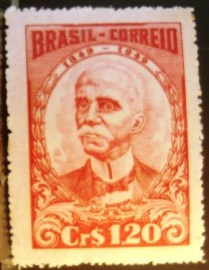 Selo postal comemorativo do Brasil de 1949 - C 249 M