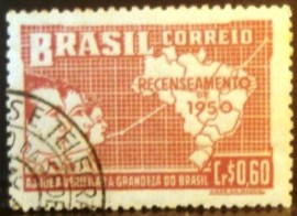 Selo postal comemorativo do Brasil de 1950 - C 254 NCC