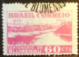 Selo postal comemorativo do Brasil de 1950 - C 256 NCC