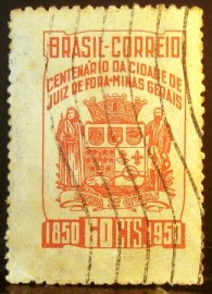 Selo postal comemorativo do Brasil de 1950 - C 258 U