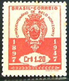 Selo postal comemorativo do Brasil de 1947 - C 236 N