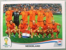 Figurinha nº 128 - Seleção da Holanda