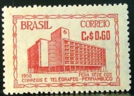 Selo postal Comemorativo do Brasil de 1951 - C 259 N