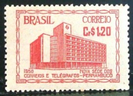 Selo postal Comemorativo do Brasil de 1951 - C 260 M
