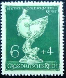 Selo postal da Alemanha Reich de 1944 Nautilus-Cup