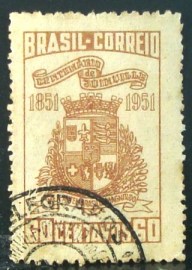 Selo postal de 1951 Cidade de Joinville / SC - C 261 N1D