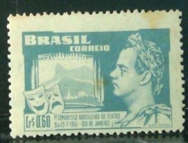 Selo postal Comemorativo do Brasil de 1951 - C 265 N