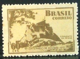 Selo postal de 1951 Vitória / ES - C 269 N