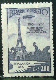 Selo postal comemorativo do Brasil de 1951 - C 271 N