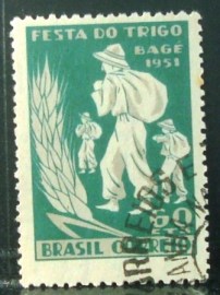 Selo postal comemorativo do Brasil de 1951 - C 272 NCC