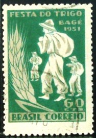 Selo postal comemorativo do Brasil de 1951 - C 272 U