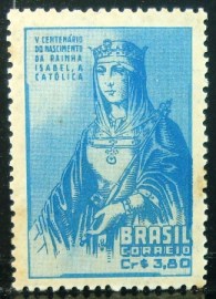 Selo postal comemorativo do Brasil de 1952 - C 274 M