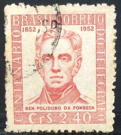 Selo postal comemorativo do Brasil de 1952 - C 278 U