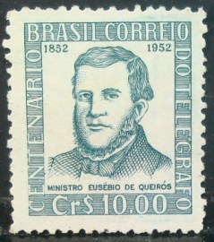 Selo postal comemorativo do Brasil de 1951 - C 280 N