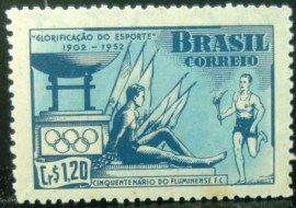 Selo postal comemorativo do Brasil de 1951 - C 282 M
