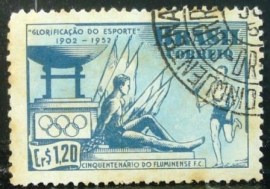 Selo postal comemorativo do Brasil de 1951 - C 282 NCC
