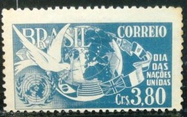 Selo postal comemorativo do Brasil de 1951 - C 286 N