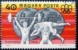 Selo postal da Hungria de 1976 21st Summer Olympic Games