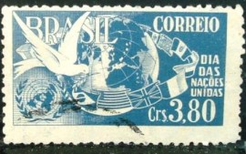 Selo postal comemorativo do Brasil de 1951 - C 286 U