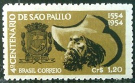 Selo postal comemorativo do Brasil de 1953 - C 291 M