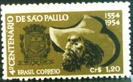 Selo postal comemorativo do Brasil de 1953 - C 291 N