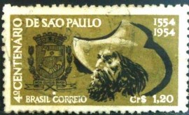 Selo postal comemorativo do Brasil de 1953 - C 291 U