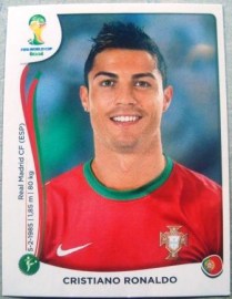 Figurinha 523  - Cristiano Ronaldo dos Santos Aveiro - atacante de Portugal