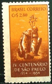 Selo postal comemorativo do Brasil de 1953 - C 293 M
