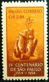 Selo postal comemorativo do Brasil de 1953 - C 293 N