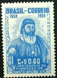 Selo postal comemorativo do Brasil de 1953 - C 297 N