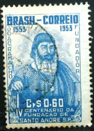 Selo postal comemorativo do Brasil de 1953 - C 297 U