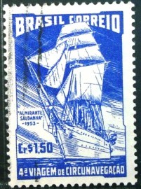 Selo posttal Comemorativo do Brasil de 1953 - C 299 U